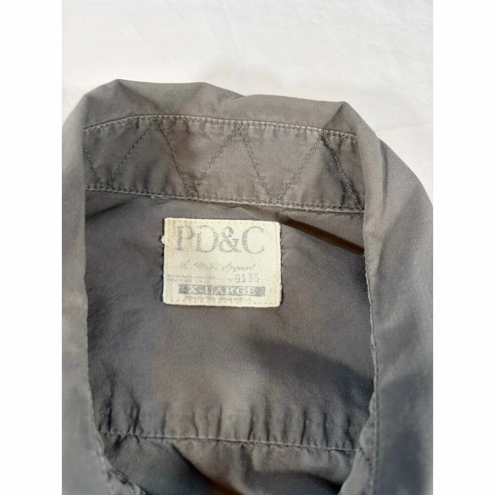 PD&C Mens green gray utility button down. Size XL. casual, workwear, outdoors - Picture 2 of 4